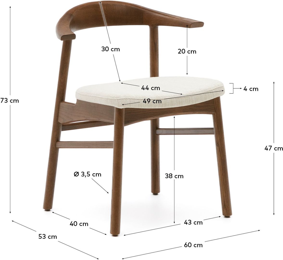 Kave Home   Timons Eetkamerstoel