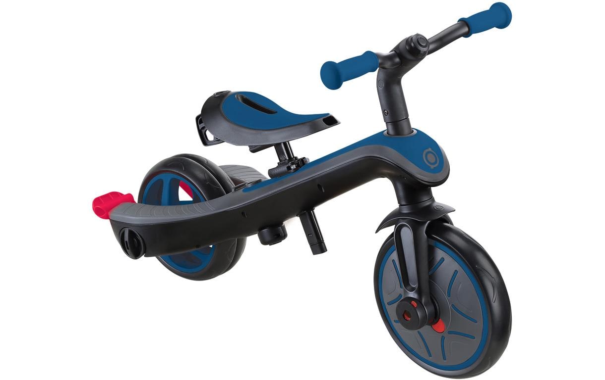 Dreirad Trike Explorer 4 in 1 Royal Blau<br>Vielseitiges 4-in-1-Fahrzeug für kleine Entdecker