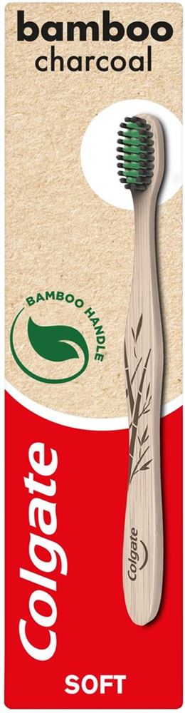 COLGATE Bamboo Aktivkohle Zahnbürste 1 Stk