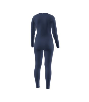 LöfflerSET LONG TRANSTEX MERINO - dunkelblau/navy