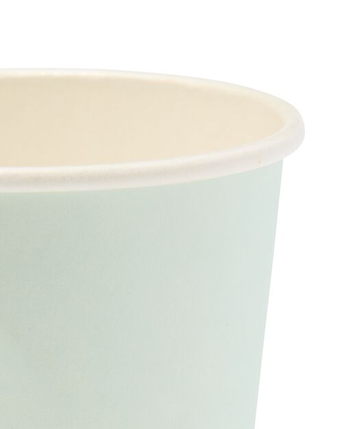 8 gobelets en papier - 250 ml - bleu