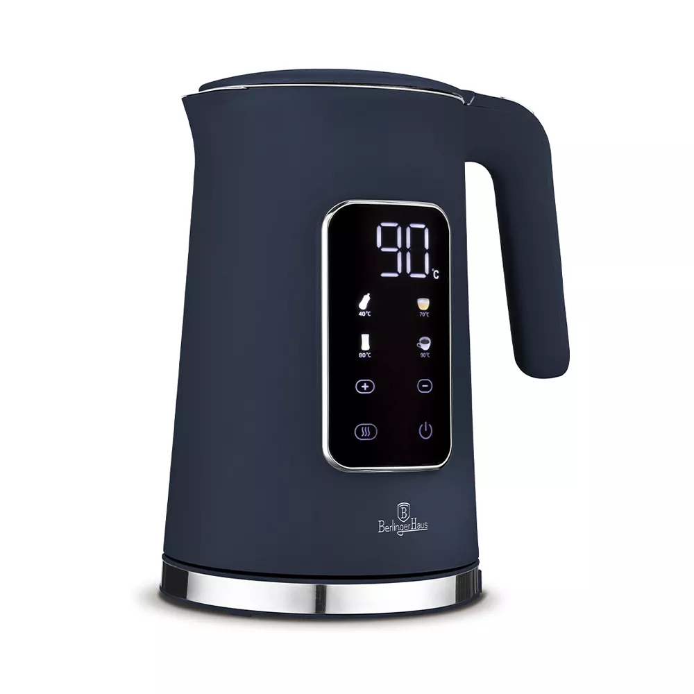 Berlinger Haus Wasserkocher 1.7L mit Digitalanzeige matt blue Deep Sea Collection