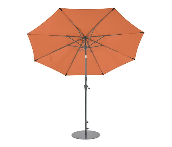 Leco Sonnenschirm, 300 cm, orange (exkl. Schirmständer)