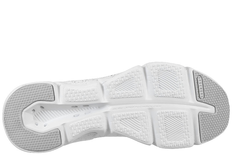 SKECHERS - GLIDE STEP GRATIFY - PACE WHITE SLIP-INS