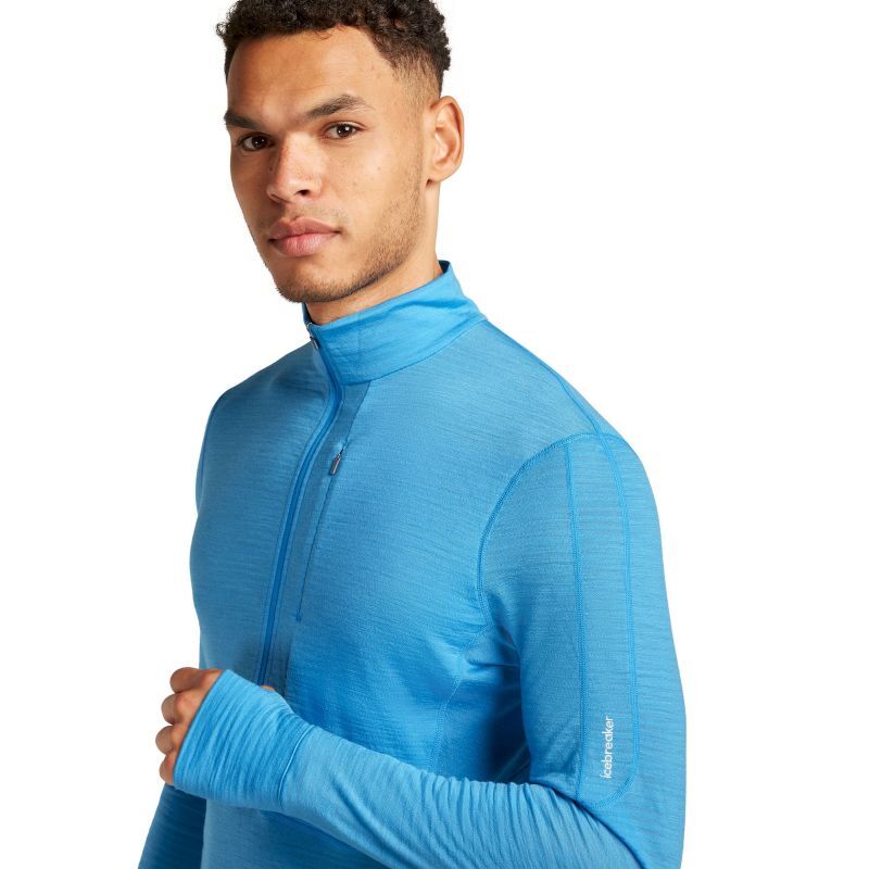 200 Realfleece Descender LS Half Zip - Polaire en laine mérinos homme