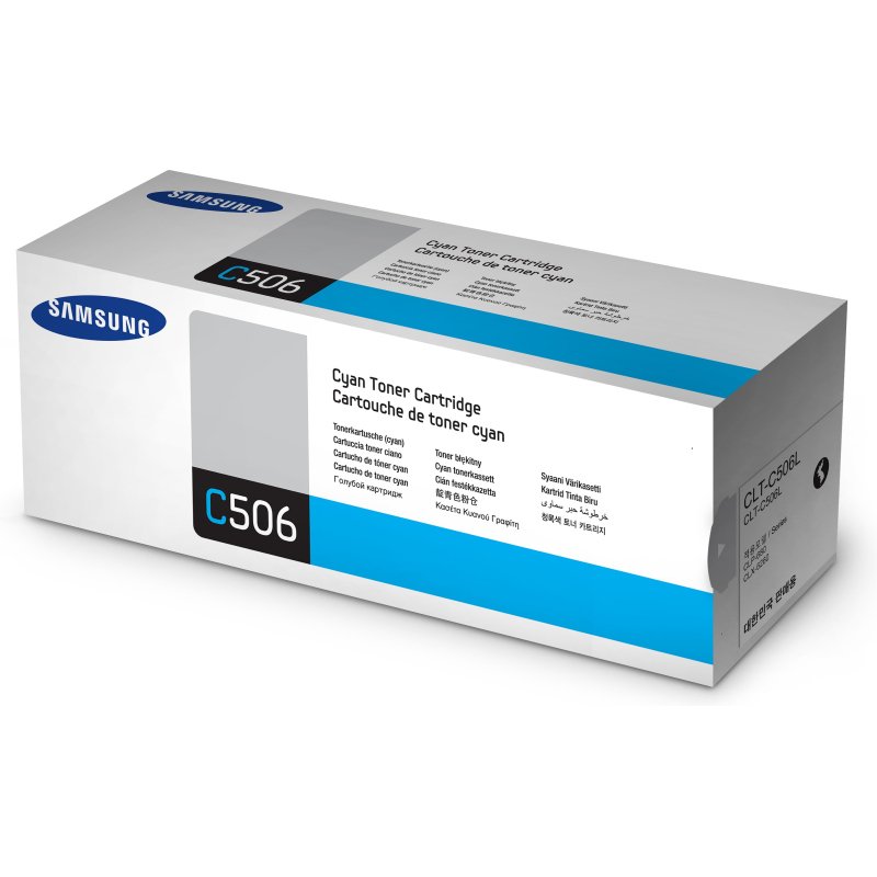 Samsung CLT-C506L Toner cyan grande capacité authentique