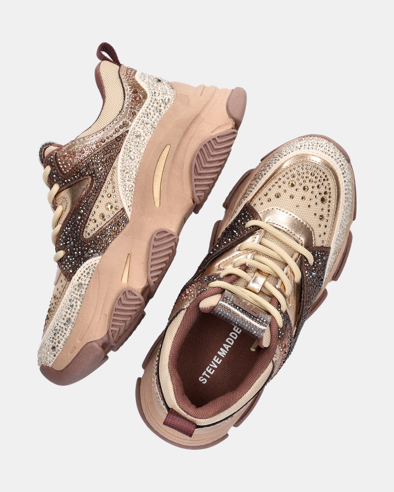 Steve Madden JPrivy Lage sneakers  - bruin