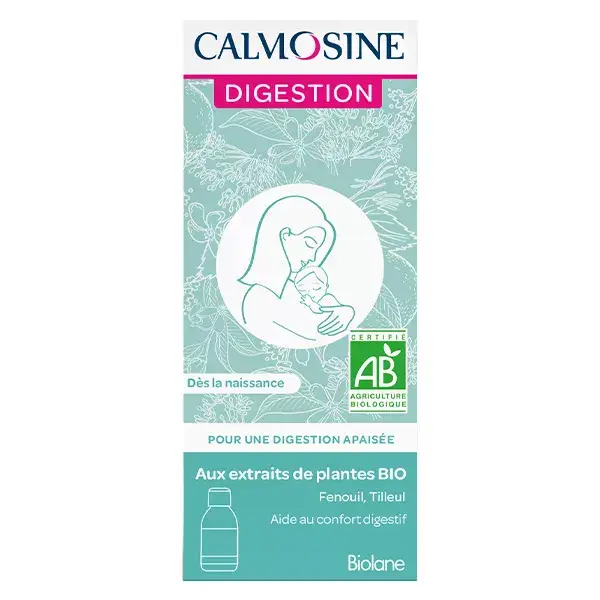 Calmosine Bebida Orgânica para Alívio da Digestão do Bebê 100ml