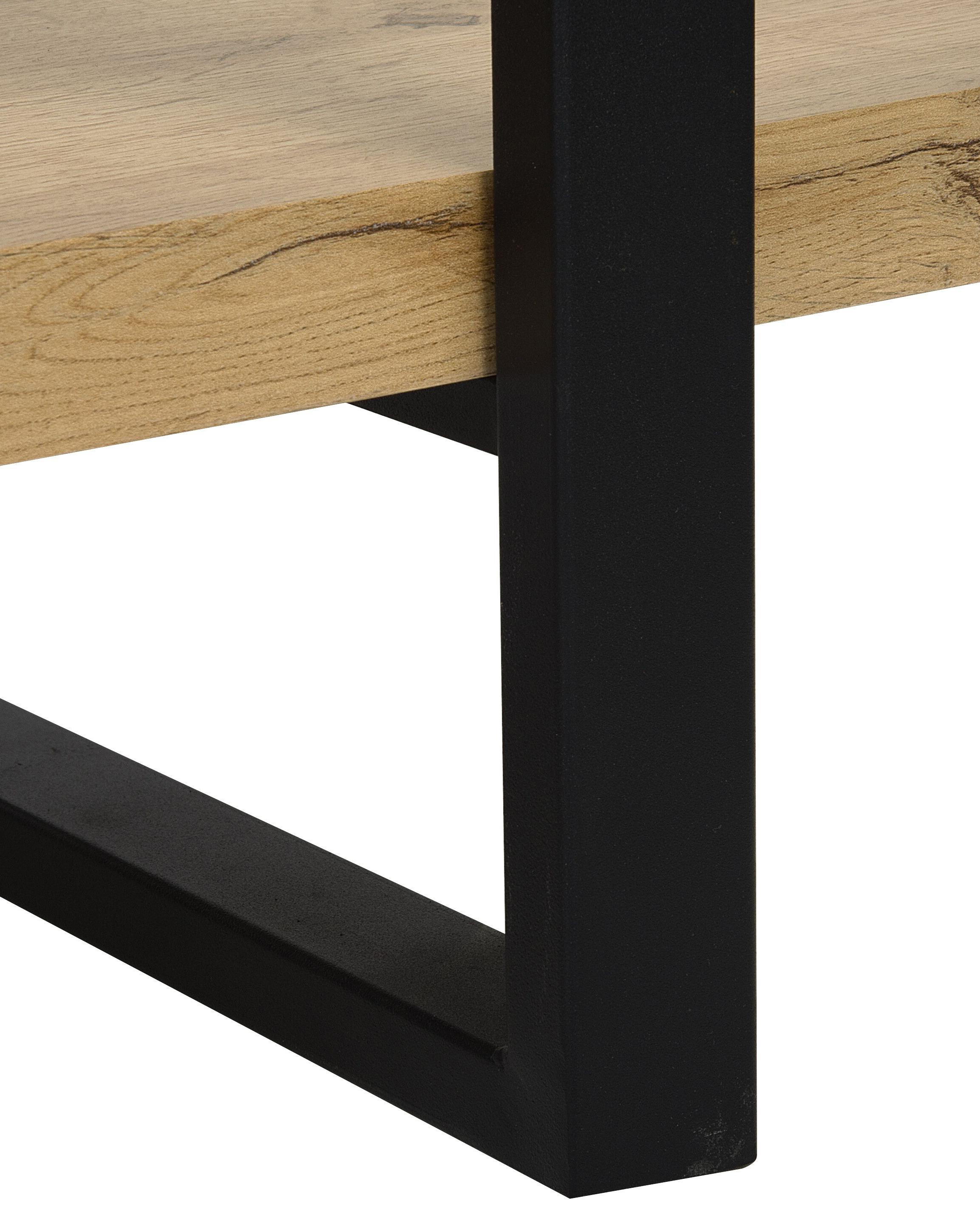Opbergkast met 3 planken TIMBER 111 cm Lichtbruin
