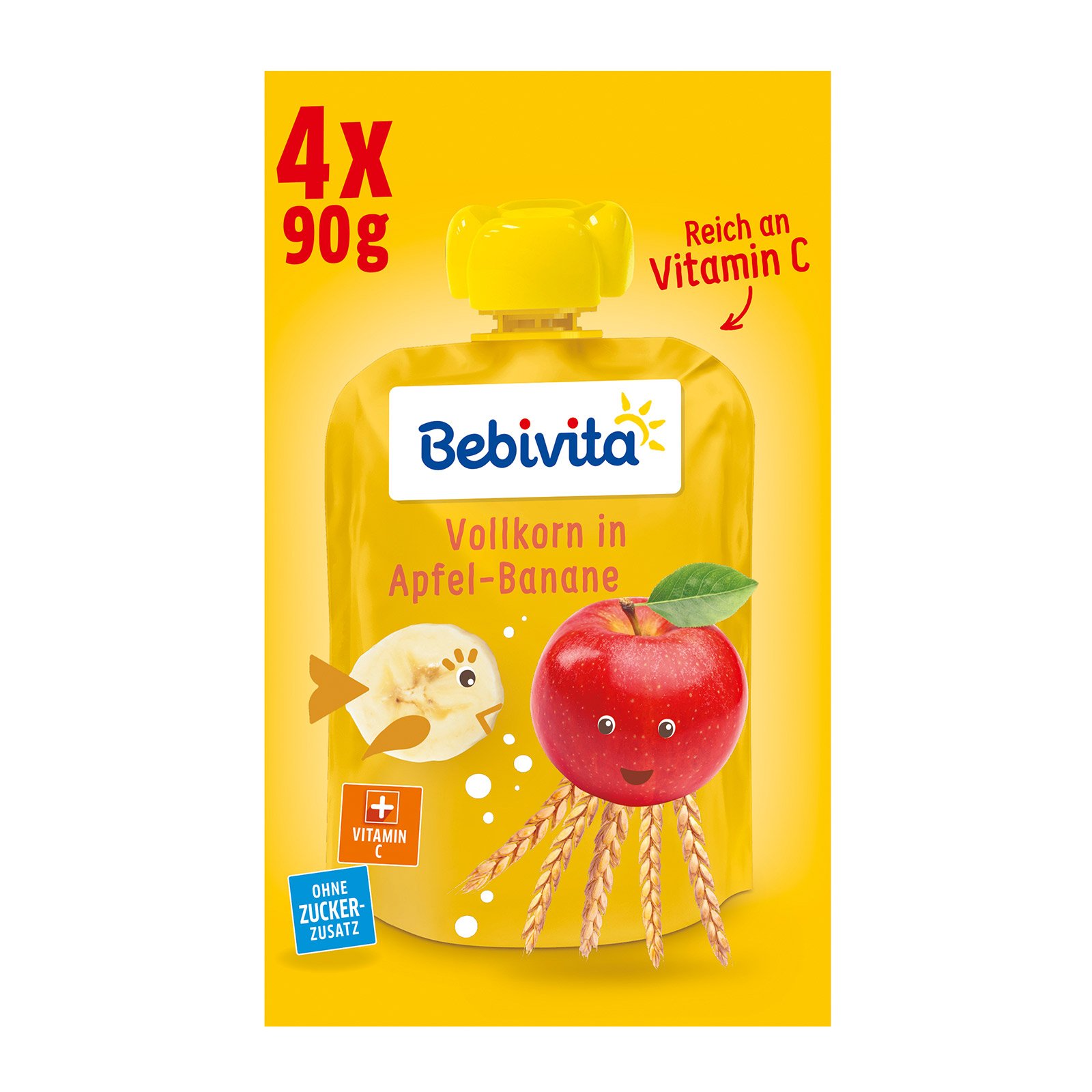 Bebivita Kinderspaß Vollkorn in Apfel-Banane