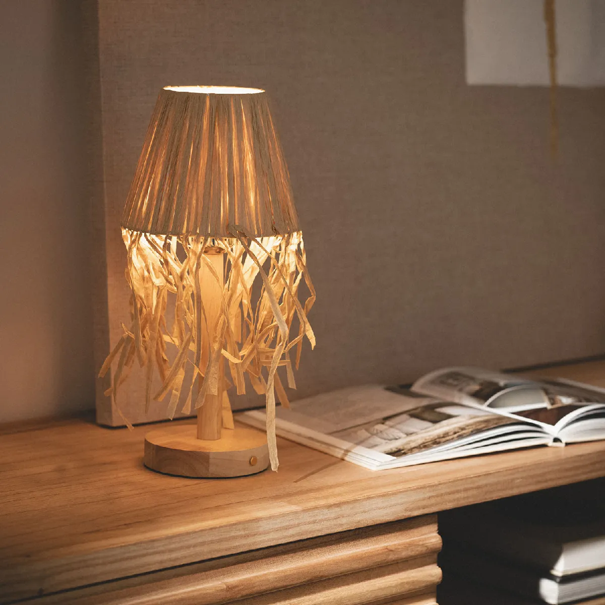 Ledkia Lampe à Poser LED Soure - Naturel