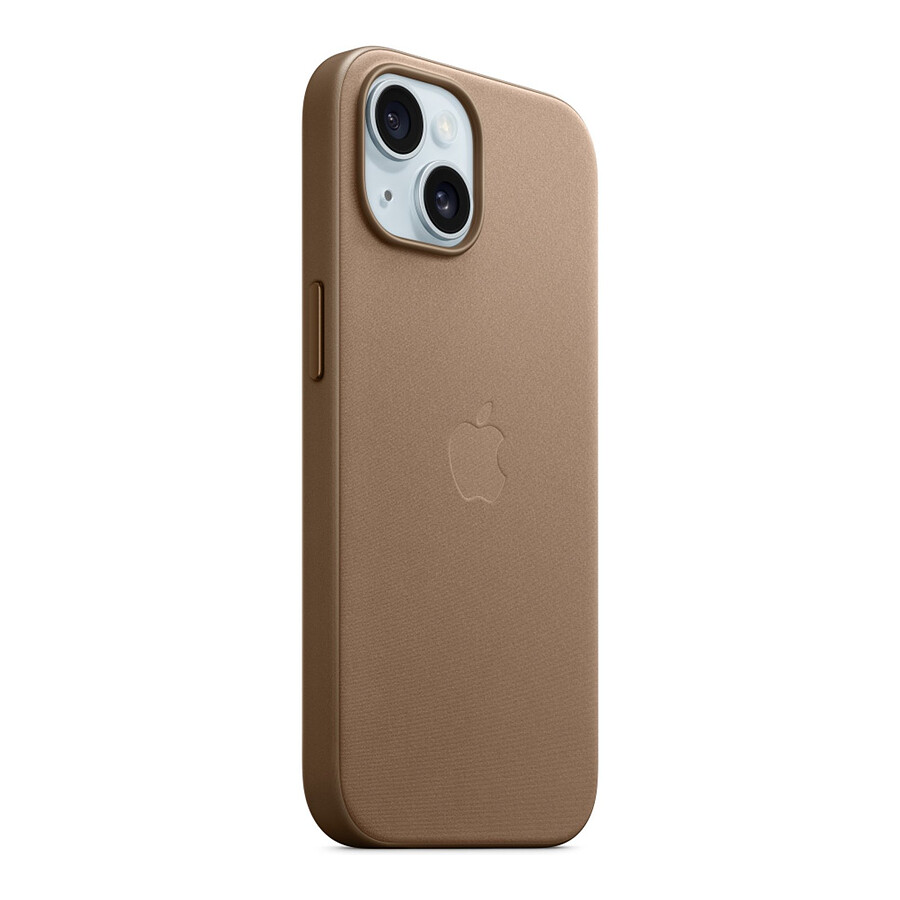 Apple Coque en tissage fin avec MagSafe pour iPhone 15 - Taupe