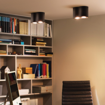 Philips Hue Pillar opbouwspot 2x5W zwart incl. switch en bluetooth