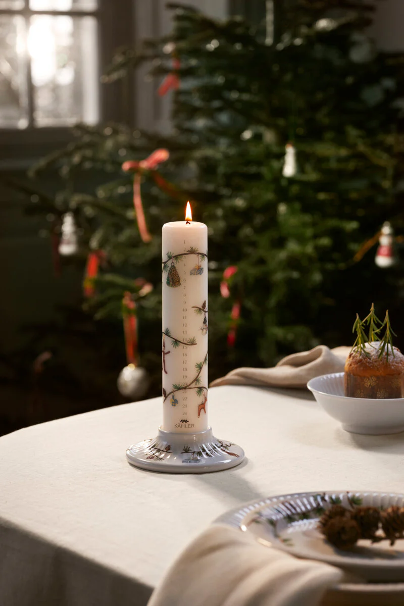 Kähler  Hammershøi Christmas Kalenderlys, 2024 - Ø5 cm