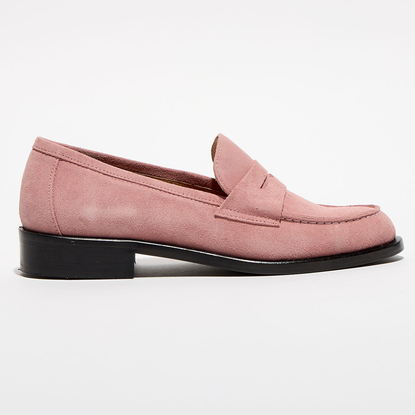 Apologie Mocassins en Velours de Cuir Juliette nude