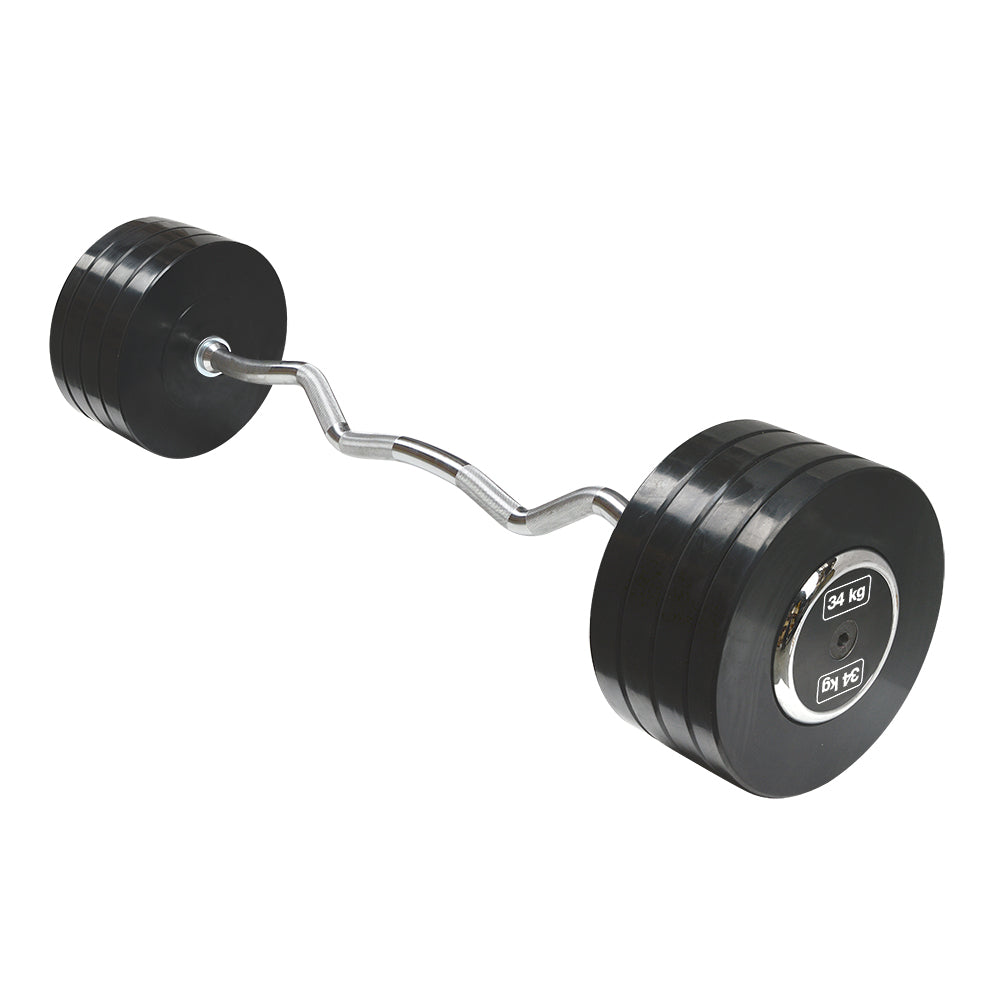 BODYSOLID Barre Curl Préchargée