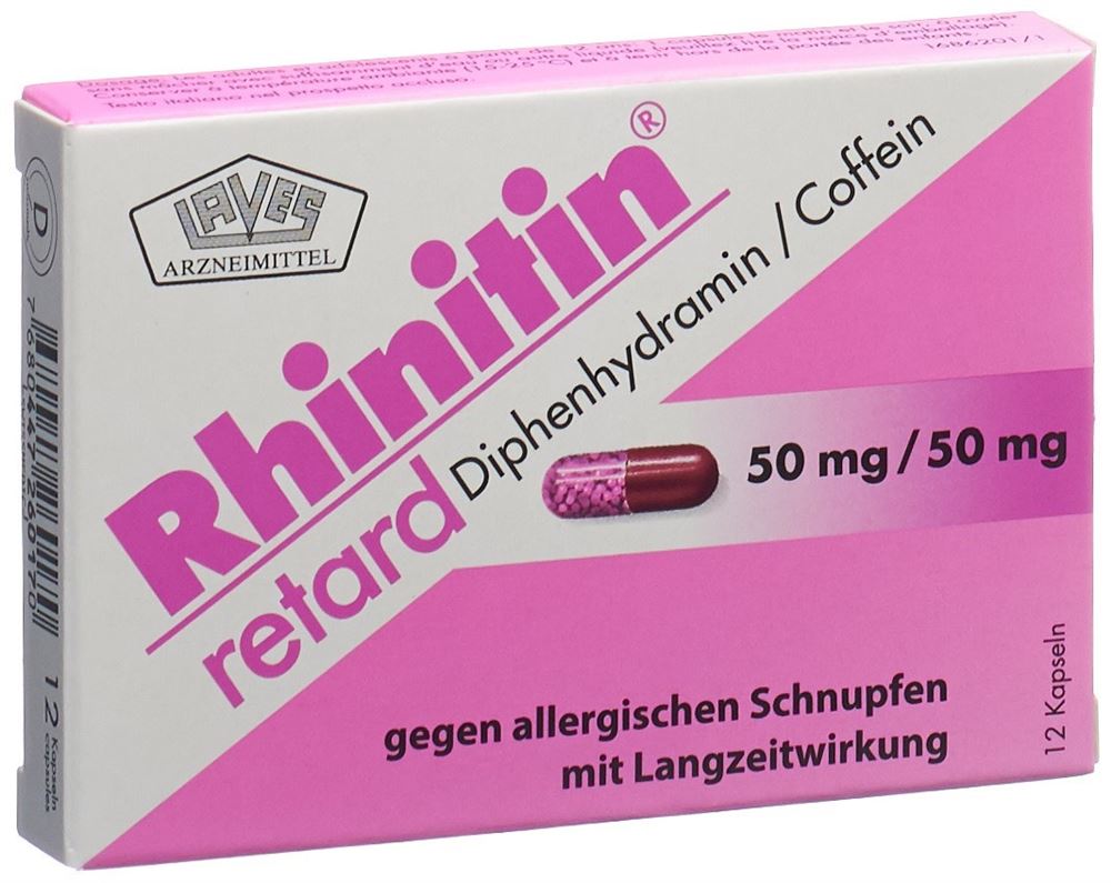 RHINITIN retard<br>12 Stück, Blister, Hartkapsel, retardiert