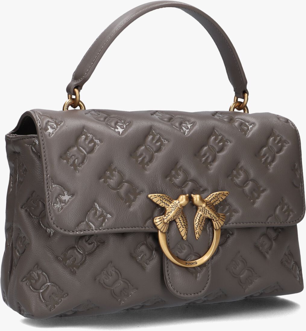taupe pinko schoudertas love lady puff