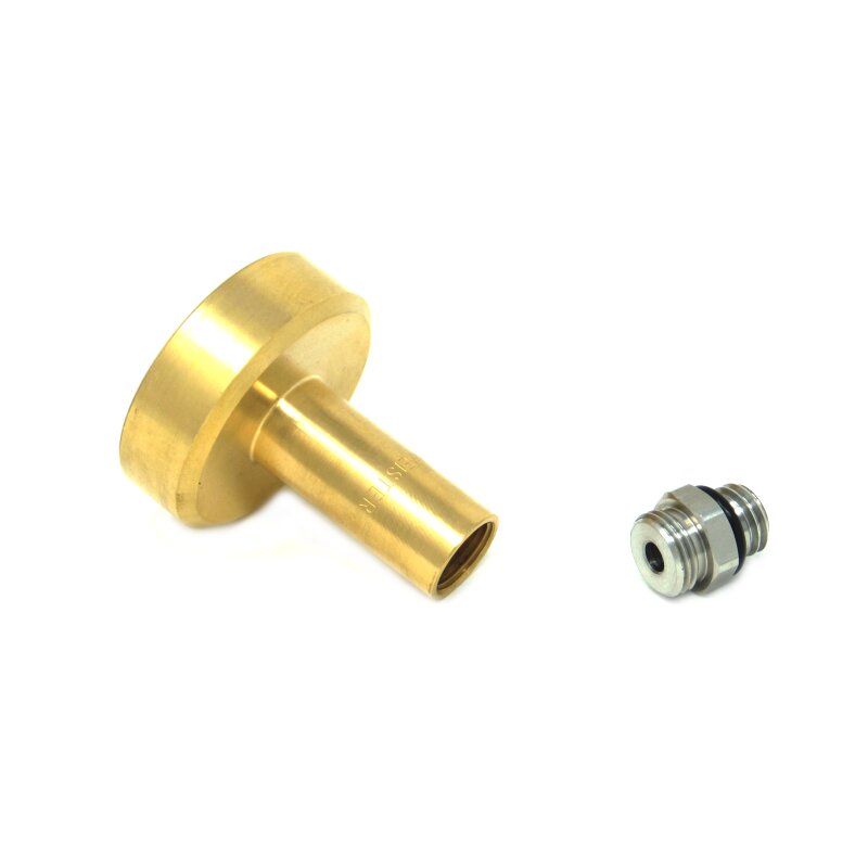 DREHMEISTER DISH LPG Adapter M14 - 76mm (Edelstahlanschluss)