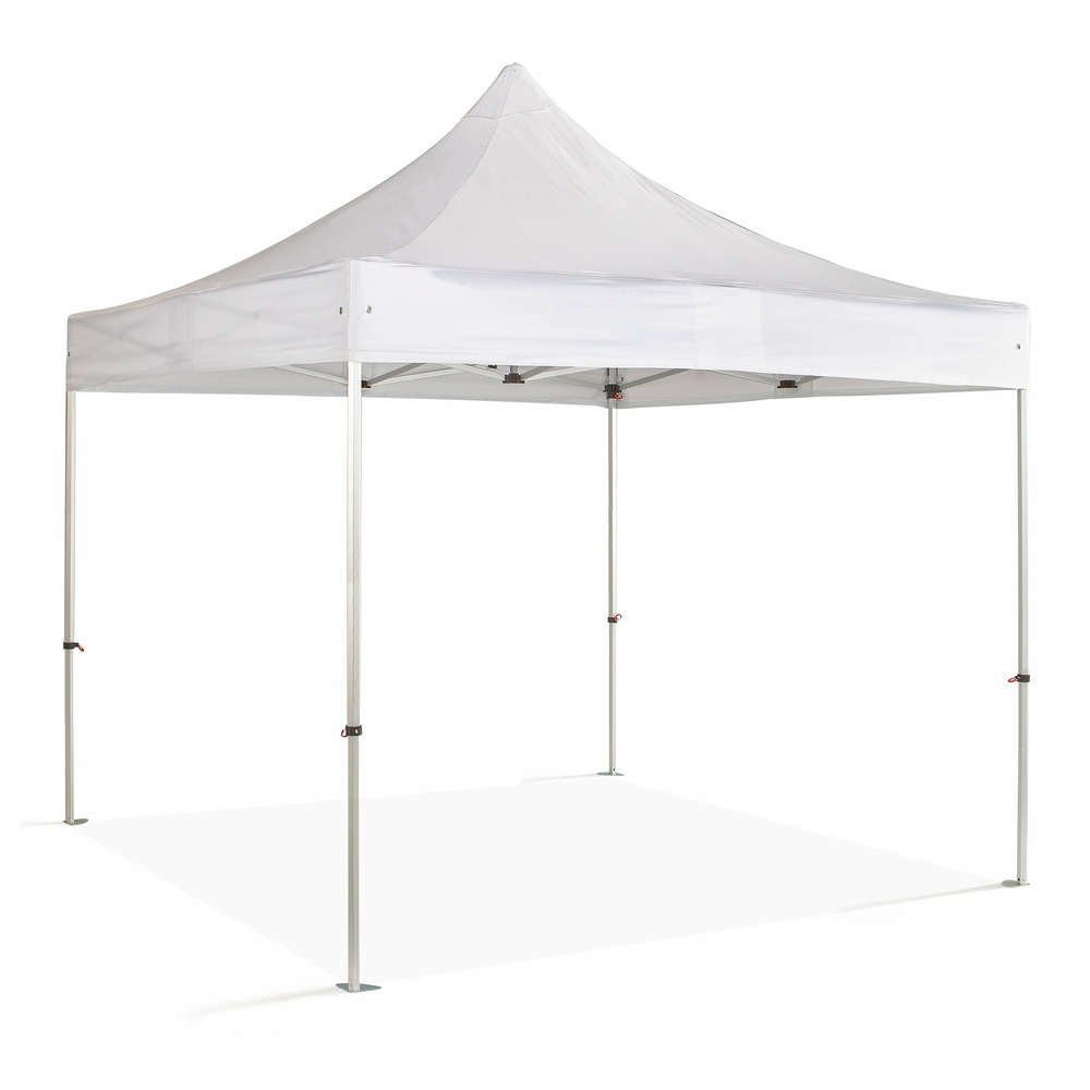 Tente pliante en aluminium 3x3m blanche