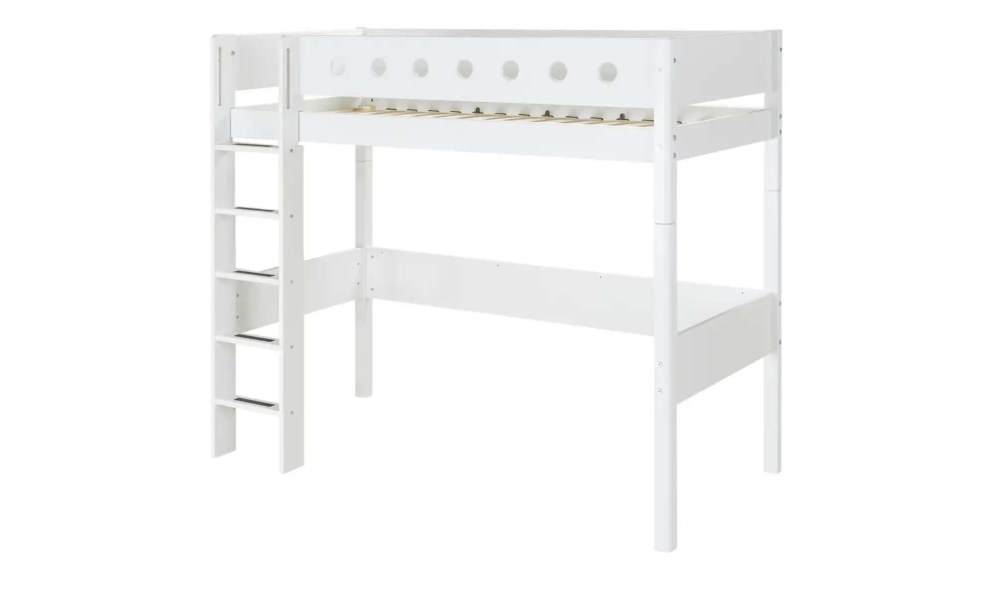 FLEXA Hochbett mit senkrechter Leiter Flexa White