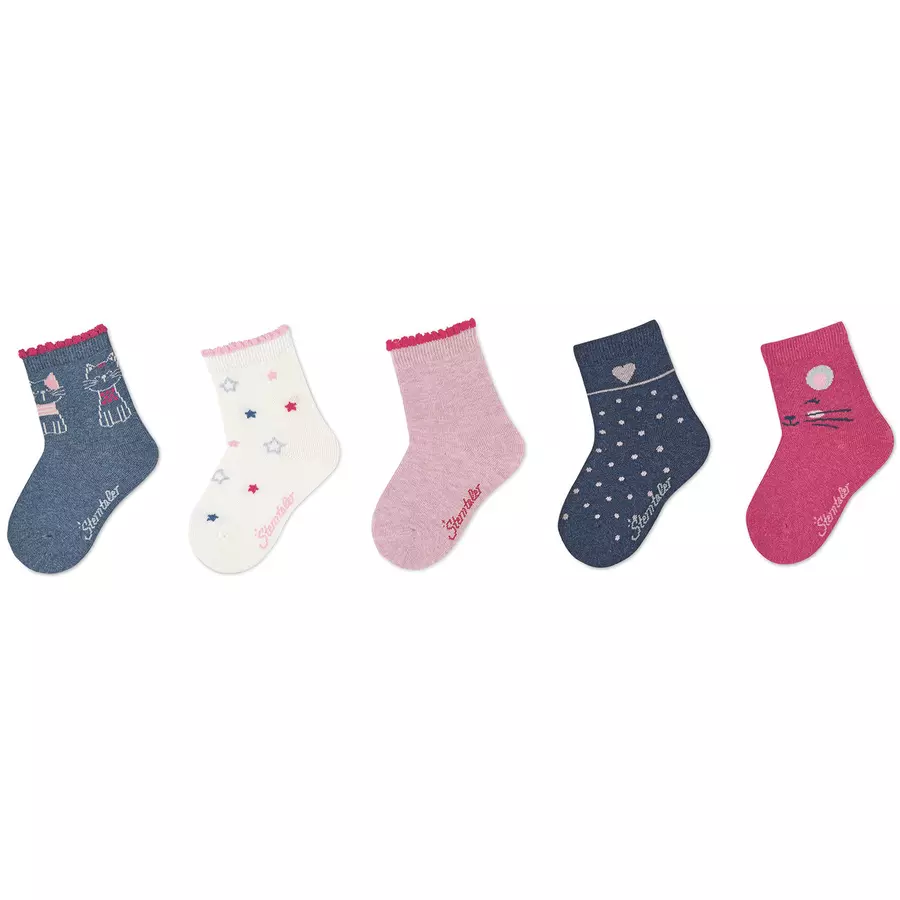 Sterntaler Söckchen 5er-Pack tintenblau