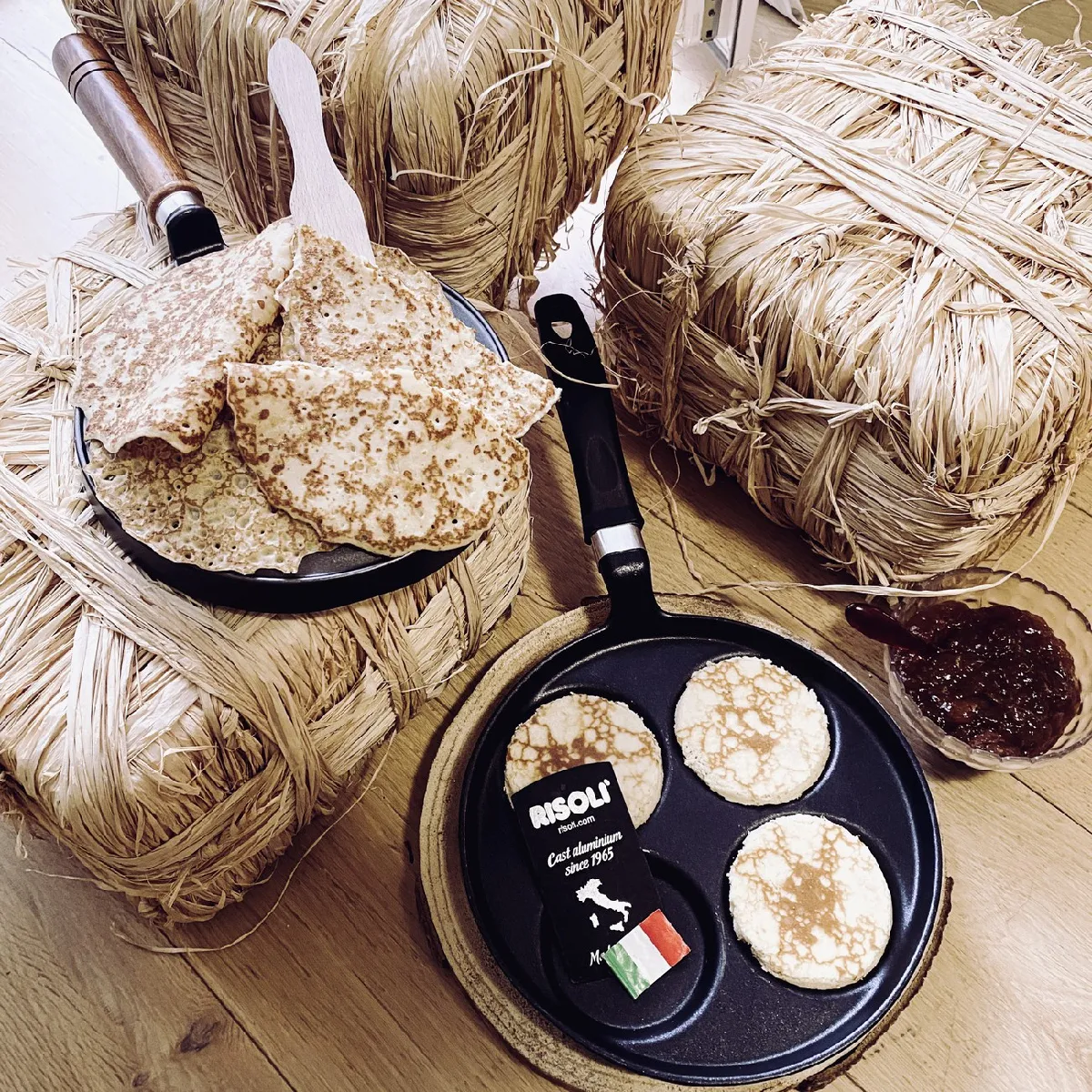 Risoli Poêle à Crêpes Saporella