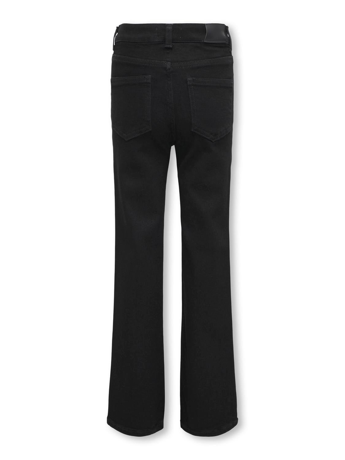 KOGJUICY Weiter Beinschnitt Jeans Black Denim