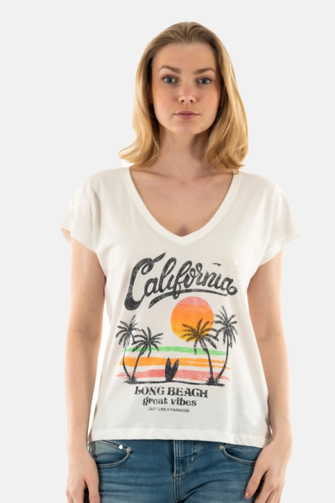 Tee shirt only mila cloud dancer california