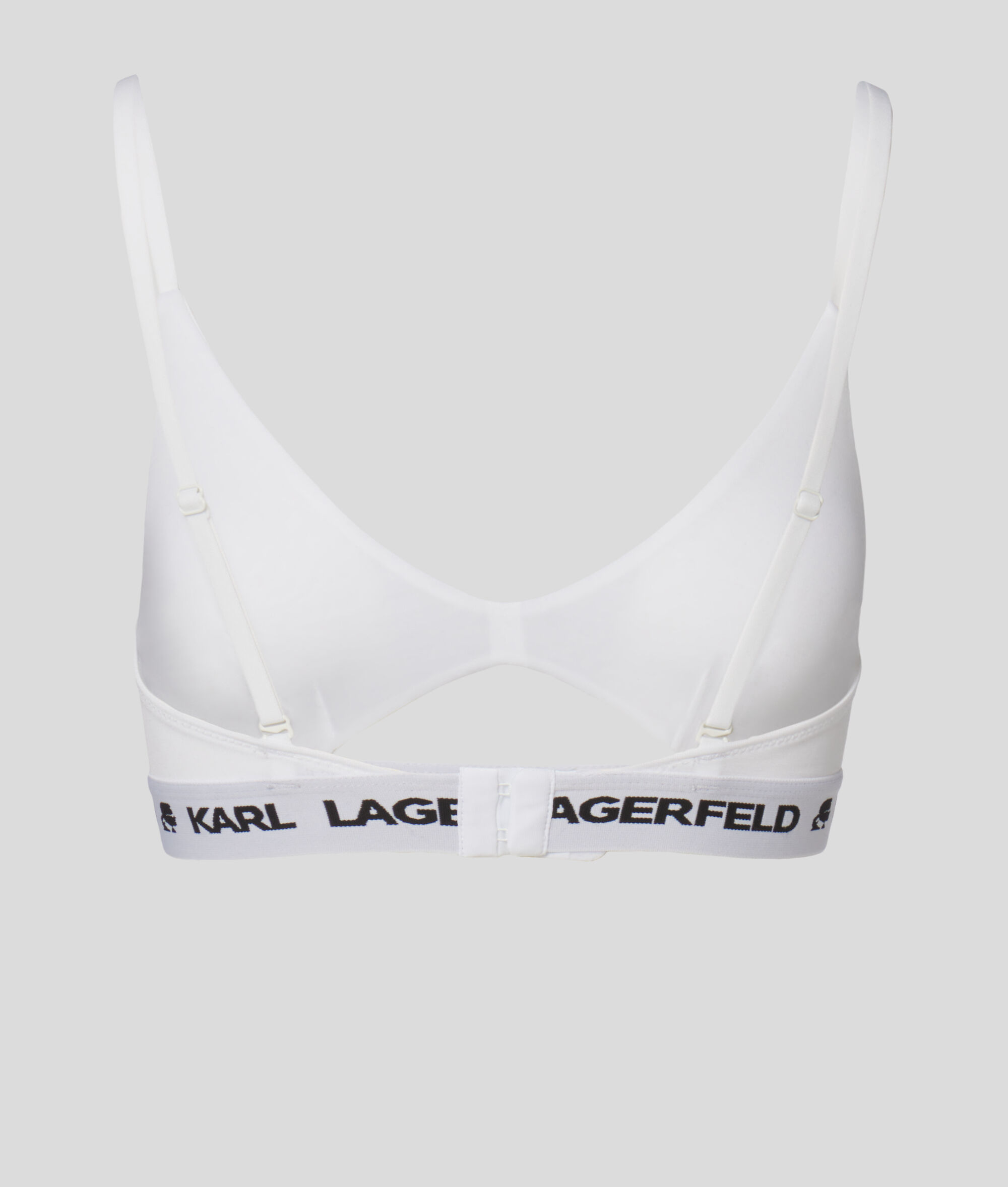 SOUTIEN-GORGE AVEC DECOUPE ET LOGO KARL