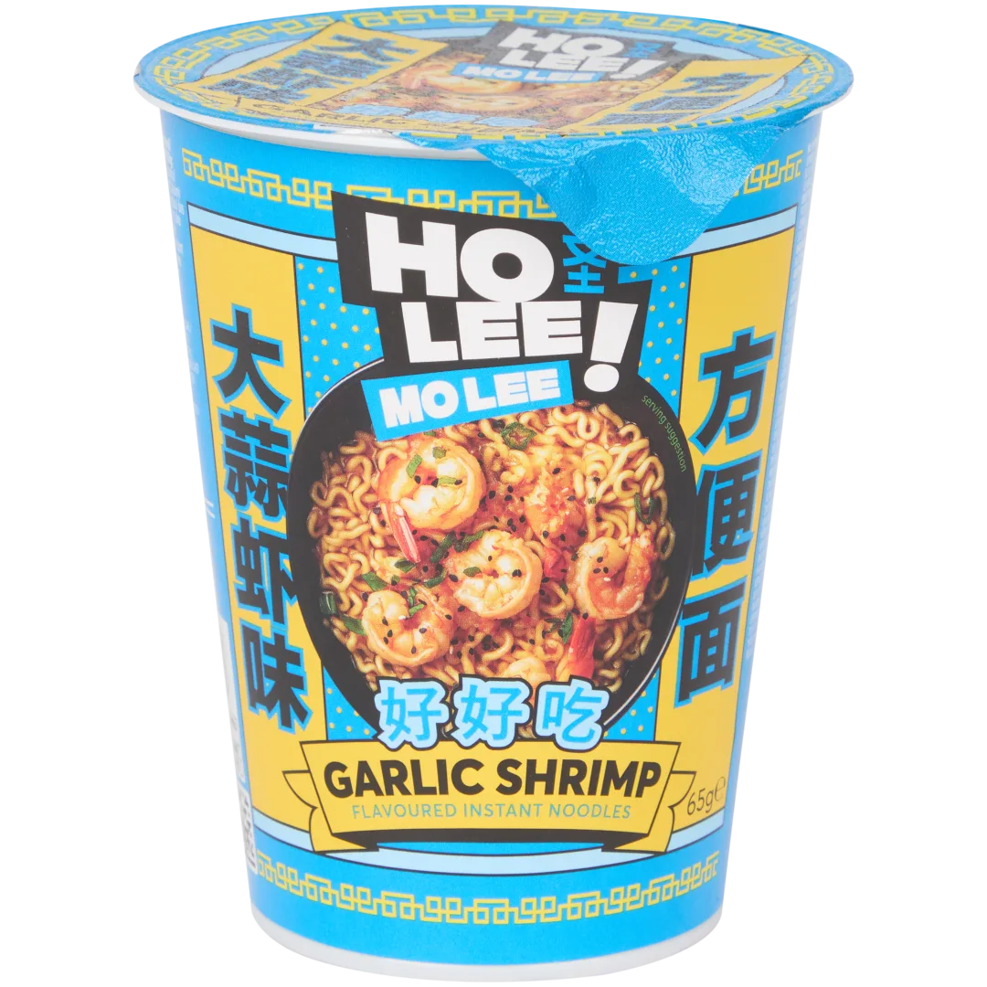 Holee Molee Noodles Garlic Shrimp 65 gram