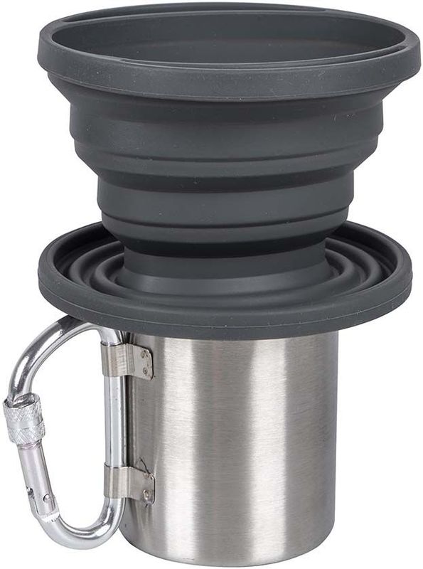 Bo-Camp - Koffiefilter Houder - Opvouwbaar - Siliconen - Geschikt voor Koffiefilter Nummer 2