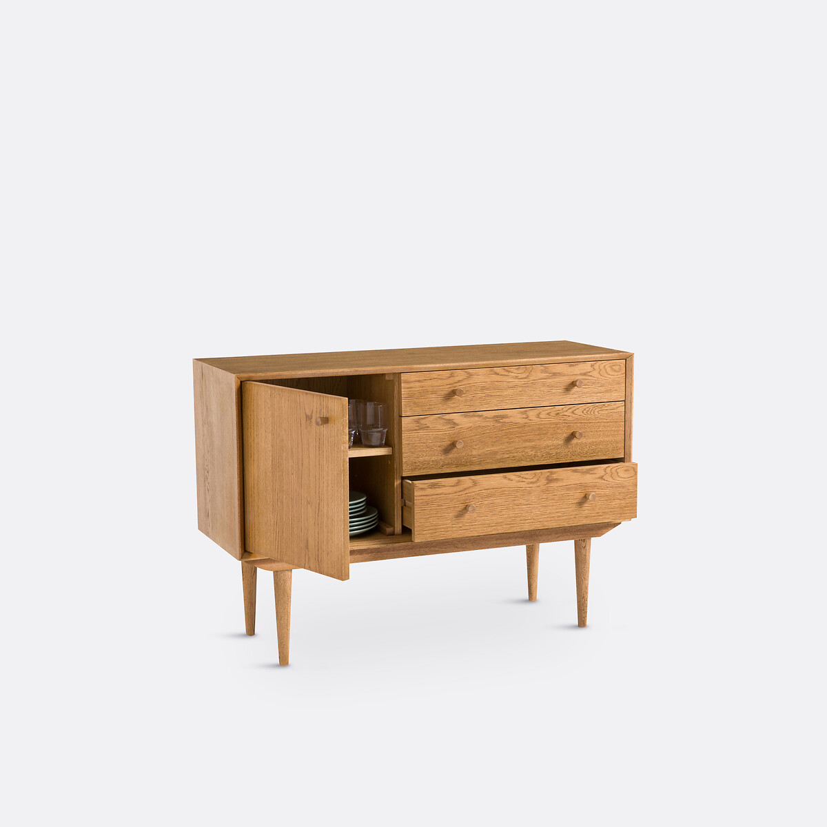 LA REDOUTE INTERIEURS<br>Aparador vintage com 1 porta e 3 gavetas Quilda