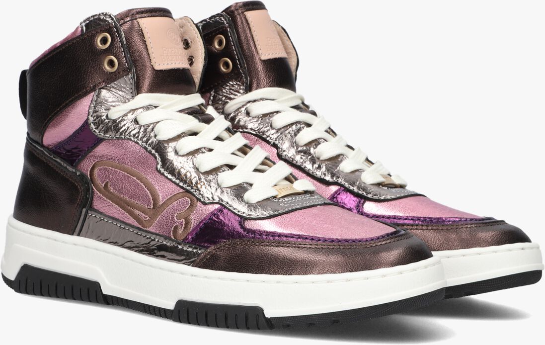 FRED DE LA BRETONIERE roze fred de la bretoniere hoge sneaker yara high