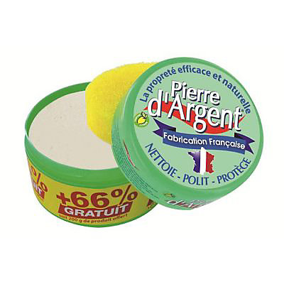 Pierre d'argent nettoie, polit et protège 500g