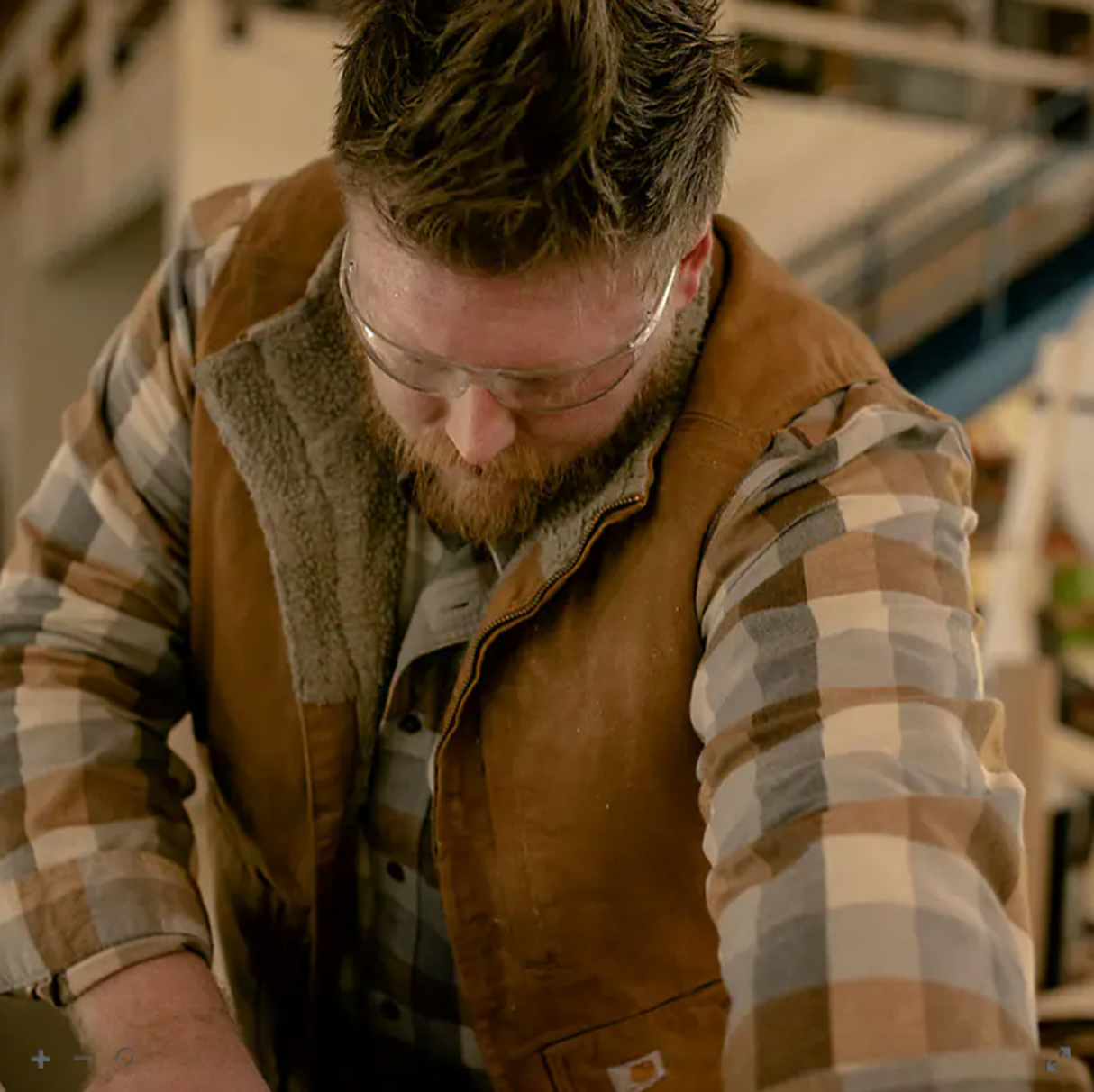 Carhartt<br>Washed Duck Lined Mock Neck Vest
