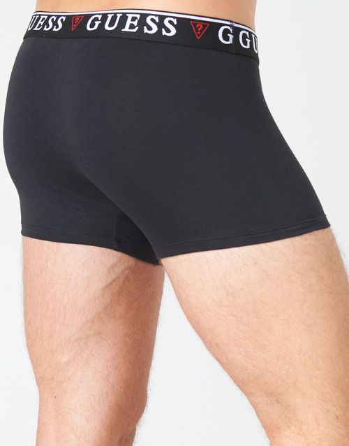 Guess - BRIAN BOXER TRUNK PACK X3 - Noir / Gris / Blanc