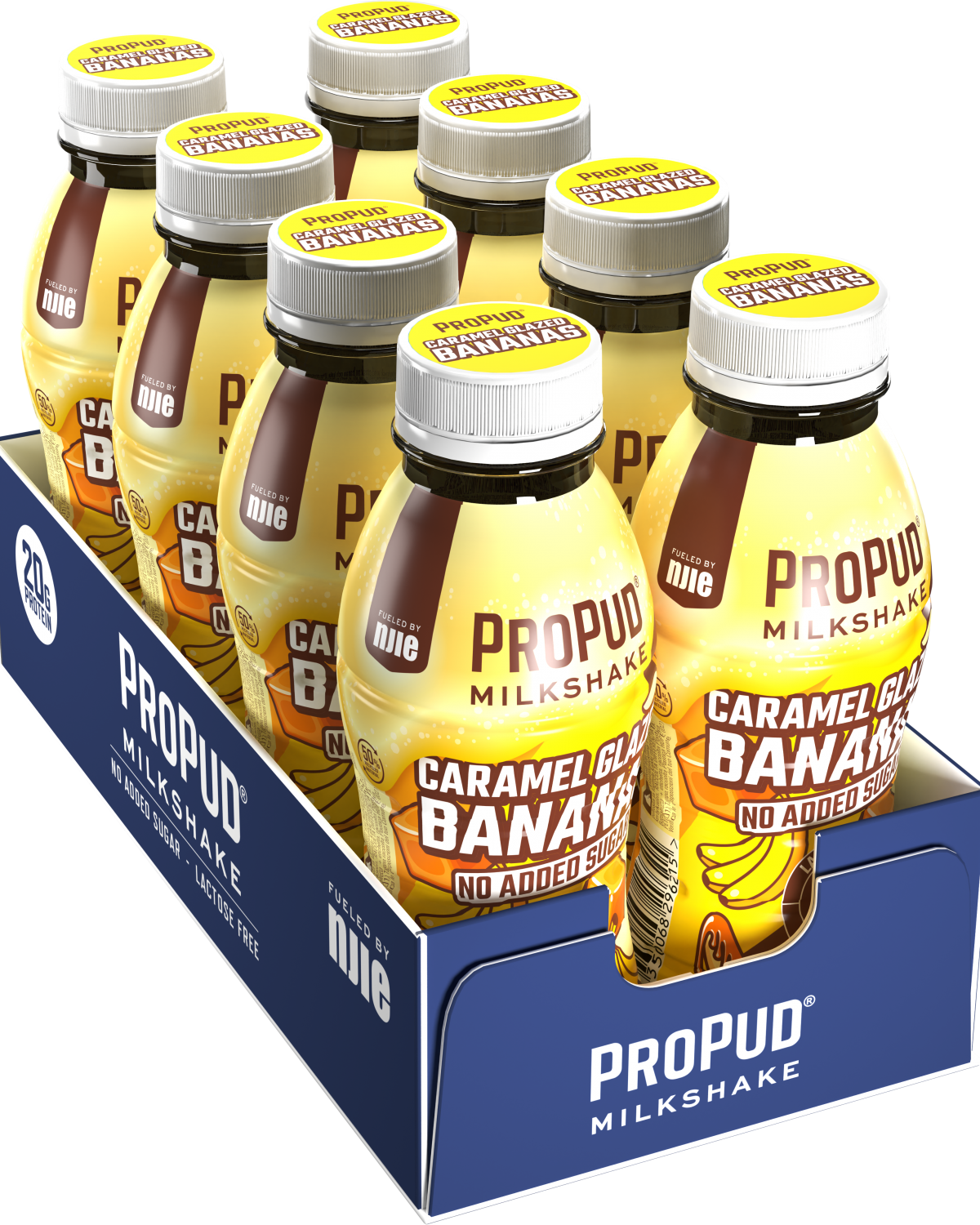 NJIE ProPud Milkshake - Caramel Glazed Bananas 8x330ml