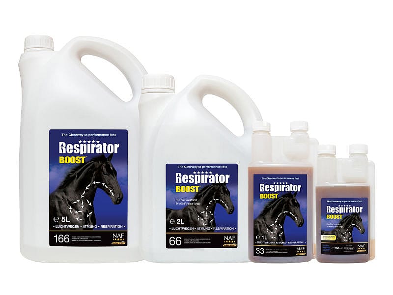 NAF Respirator Boost – Voor een vrije ademhaling en sterke longweerstand bij paarden
