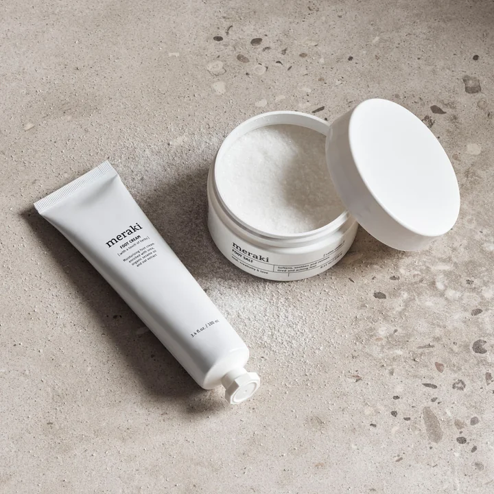Meraki - Geschenk-Box Foot Spa, Fusscreme & Fusssalz (2er-Set)
