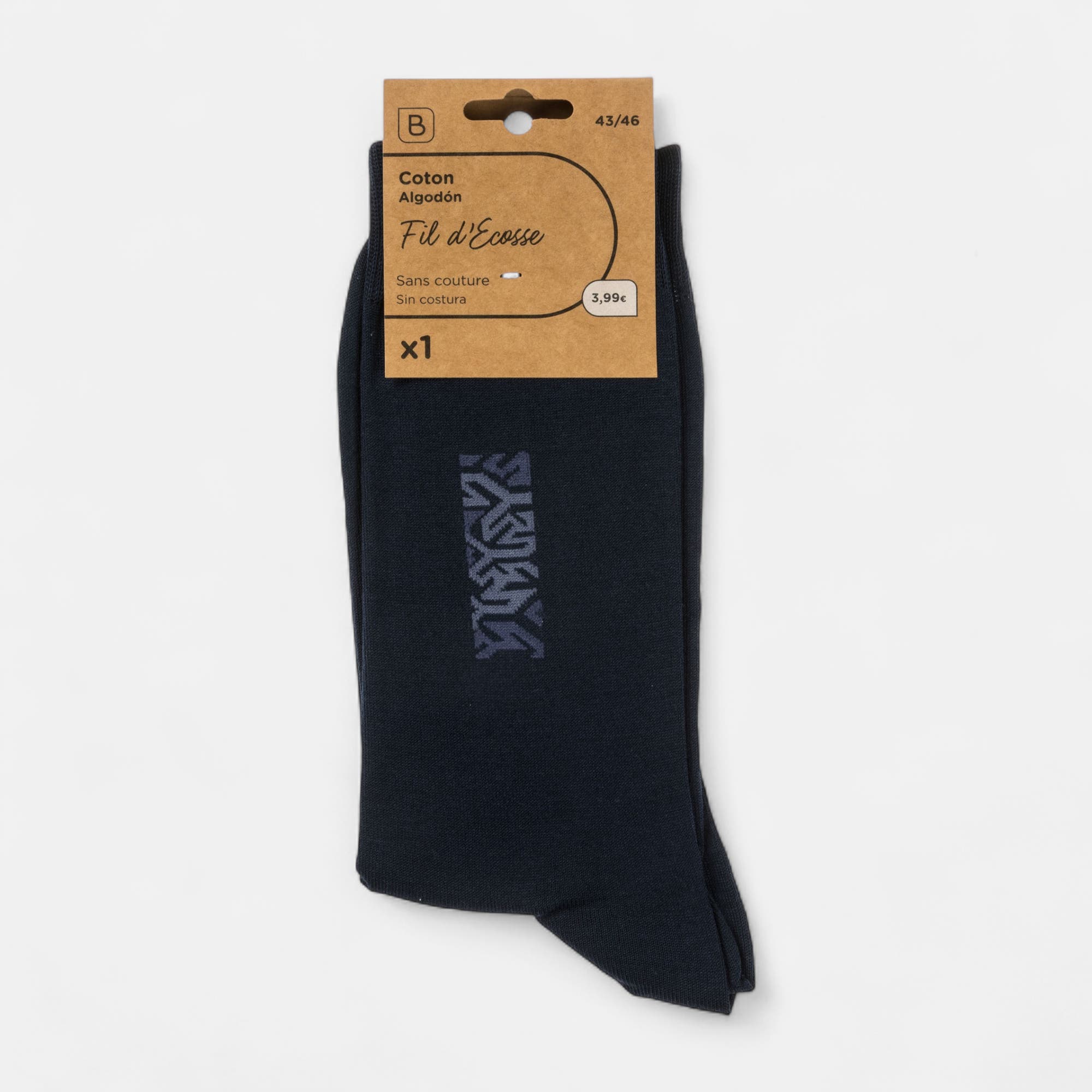 Chaussettes Homme bleu marine