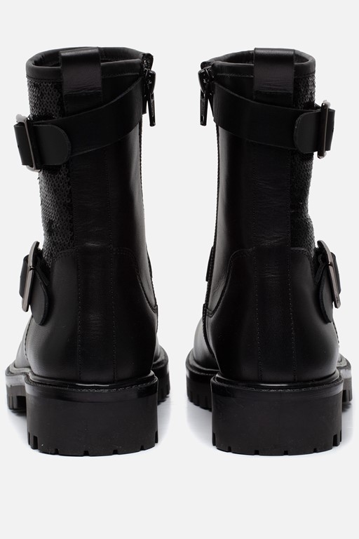 Muyters Biker boots zwart Leer