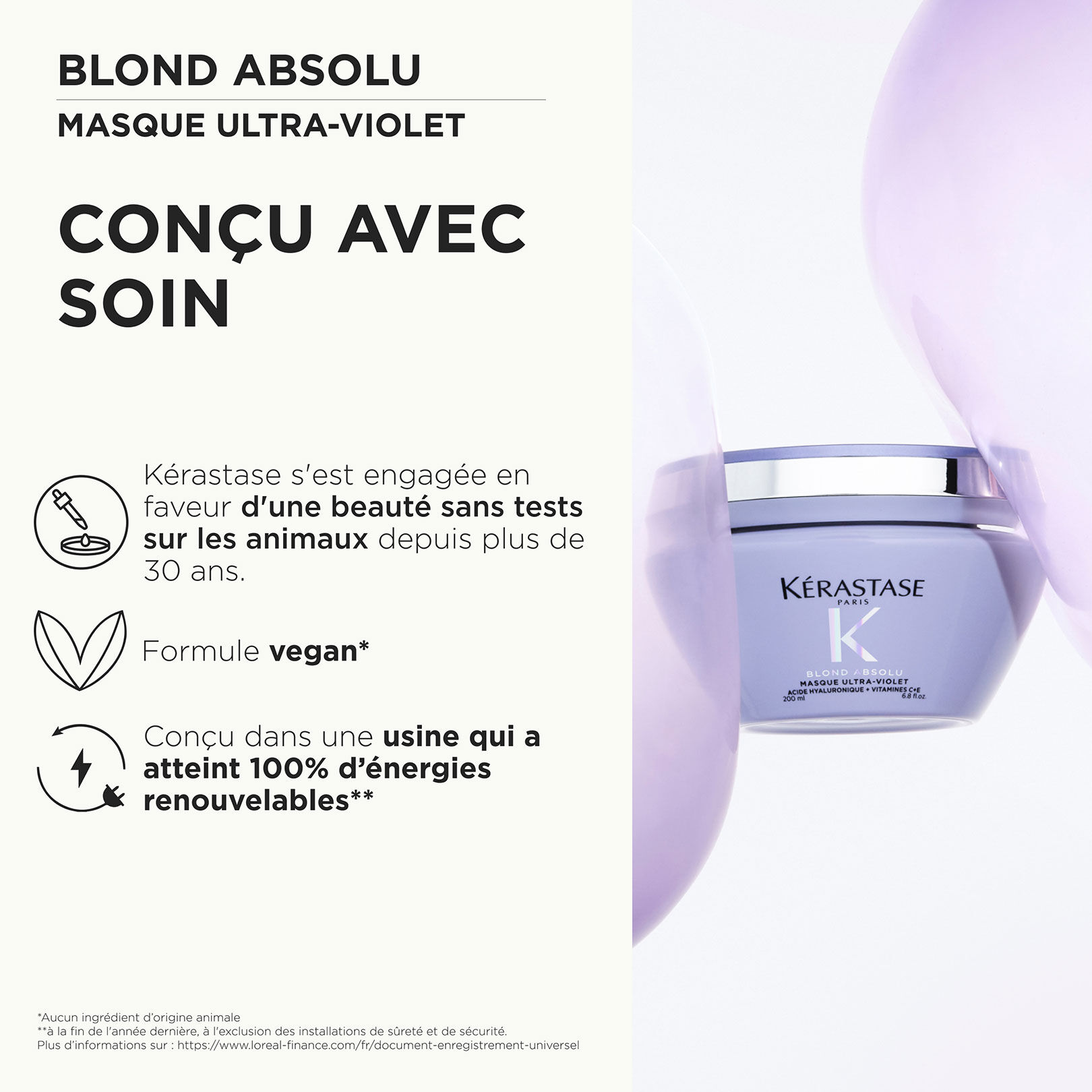 Masque Ultra-Violet Blond Absolu