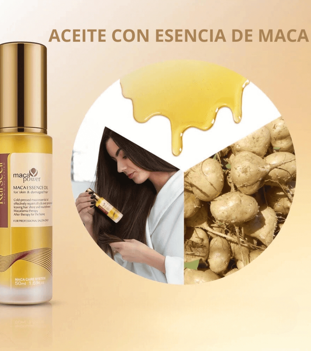 Karseell - *Maca Power* - Sérum capilar com óleo de argan