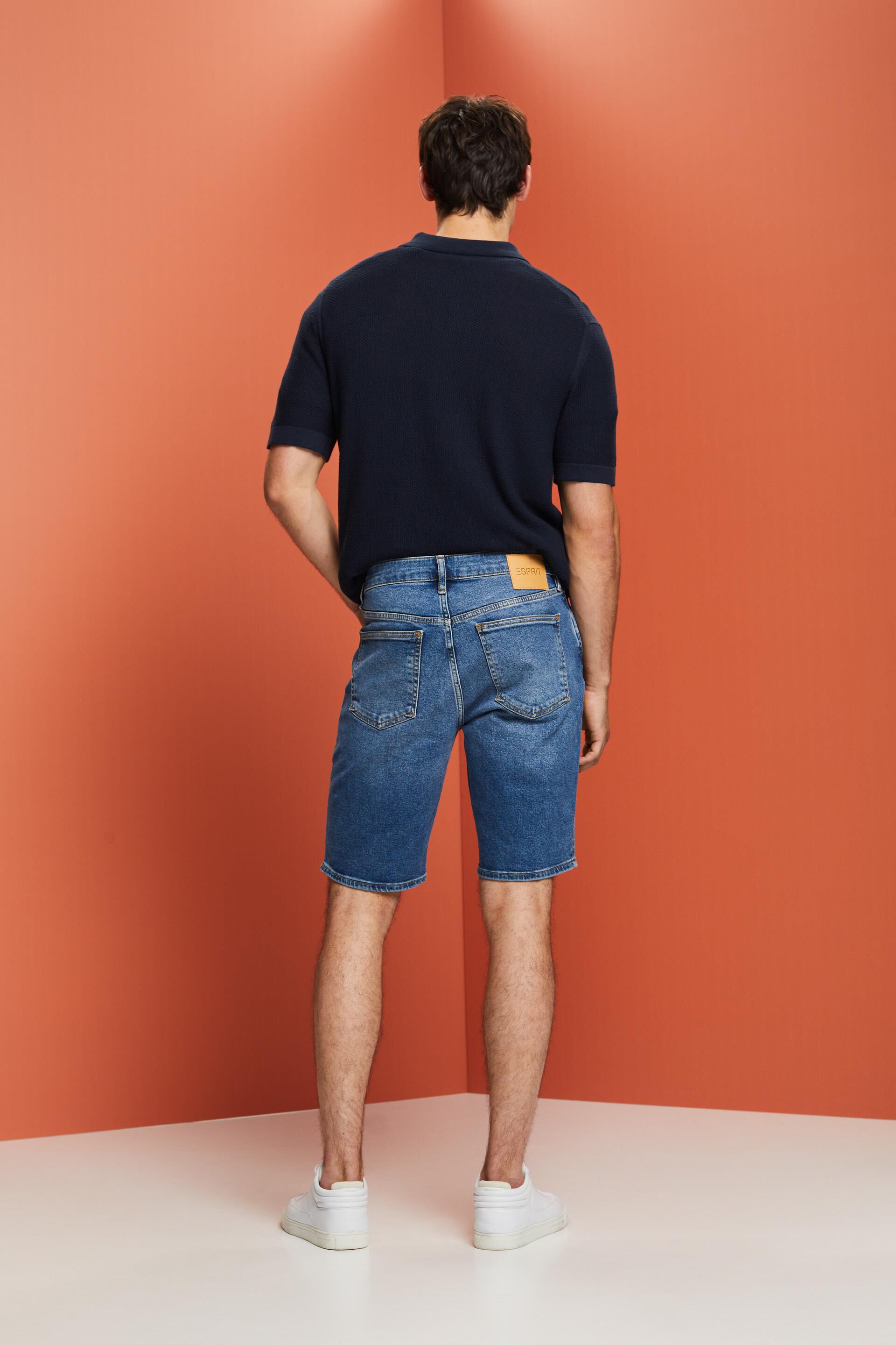 Short en jean décontracté de coupe Slim Fit
