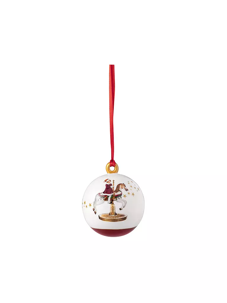 VILLEROY & BOCH Weihnachtskugel 2024 6,5cm ANUAL CHRISTMAS EDITION bunt