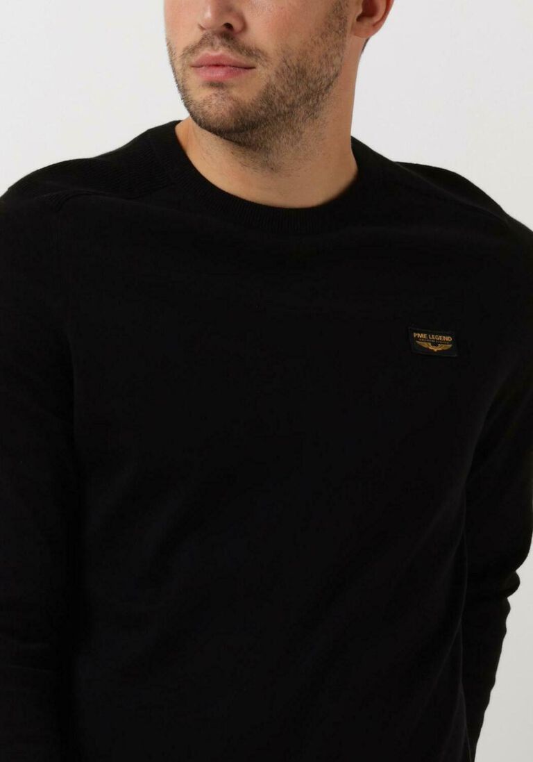 PME LEGEND zwarte pme legend trui buckley knit