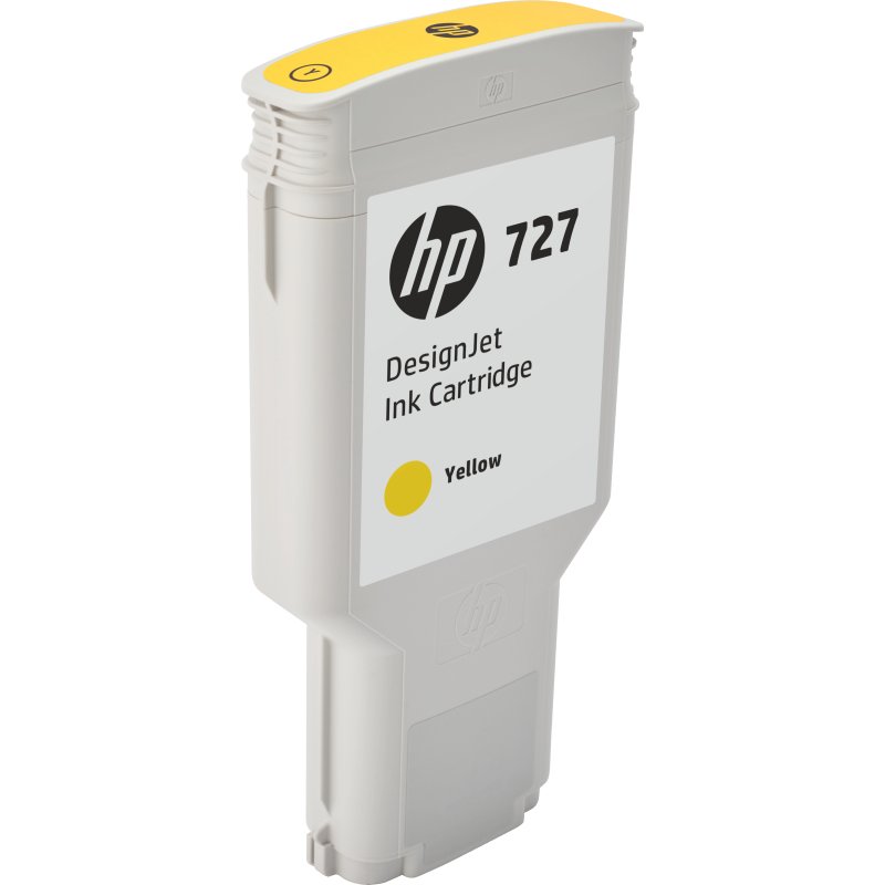HP 727 cartouche d'encre DesignJet jaune, 300 ml