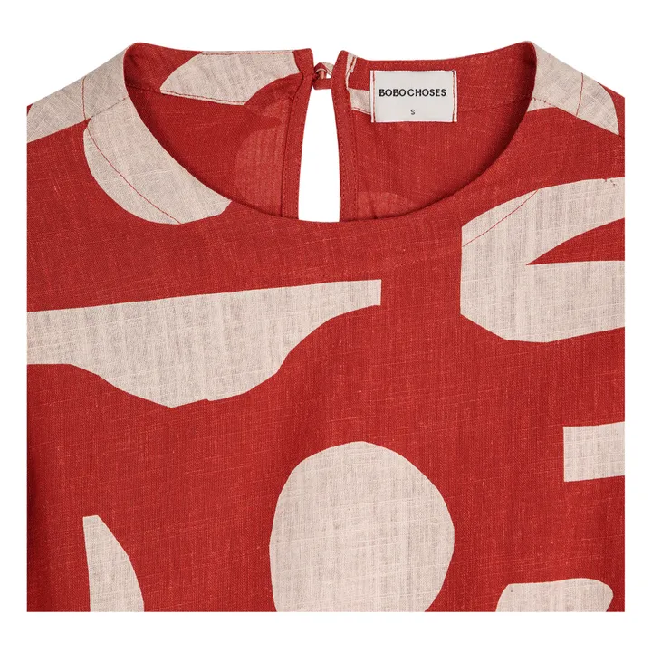 Bobo Choses Robe Summer Landscape - Collection Femme | Rouge brique