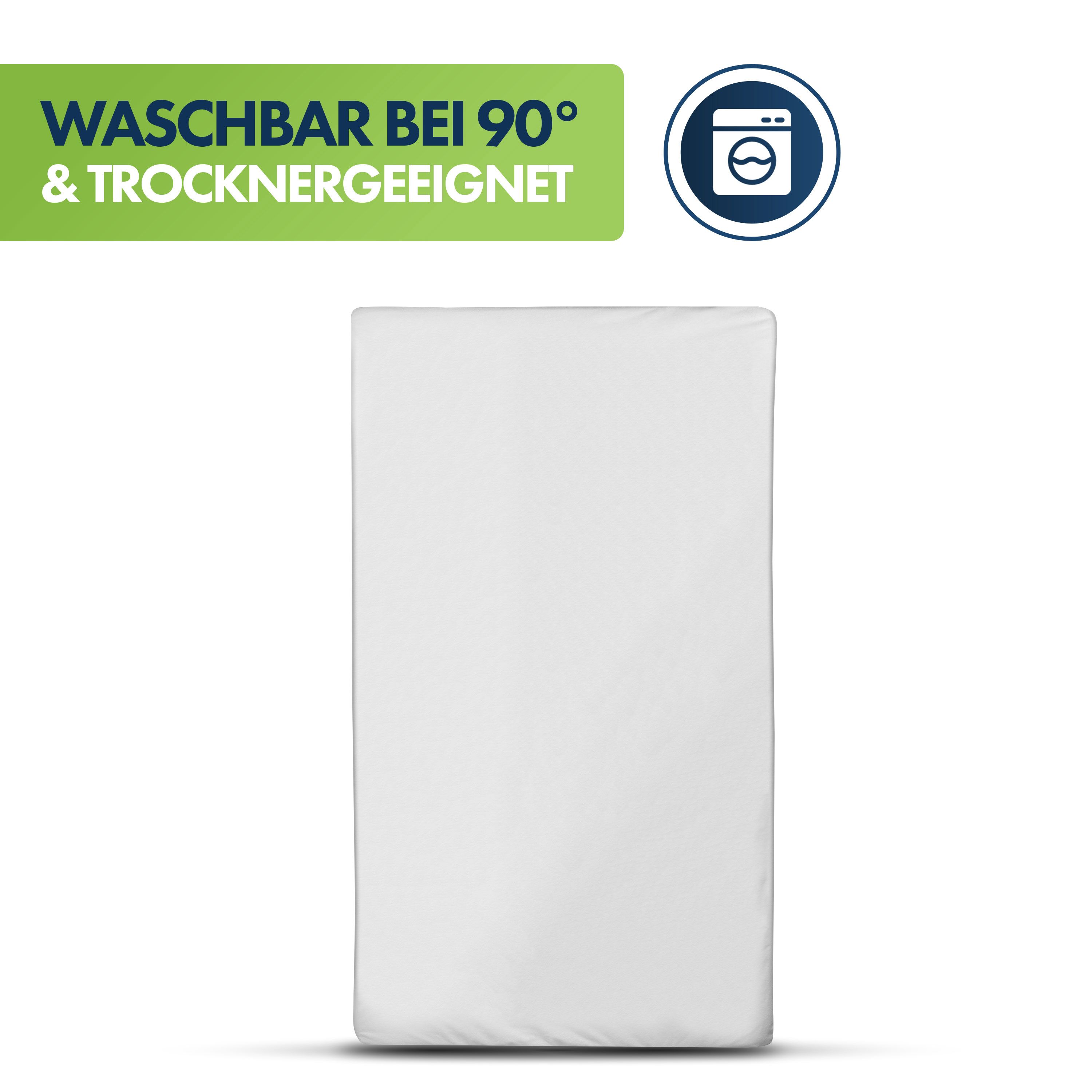 Sensalou Matratzenbezug mit Reissverschluss wasserdicht - 100x200x30cm Encasing für Allergiker